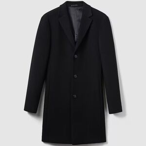 Reiss Gable Navy Car Coat
